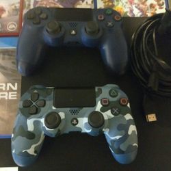 Ps4 With Charger And Controller