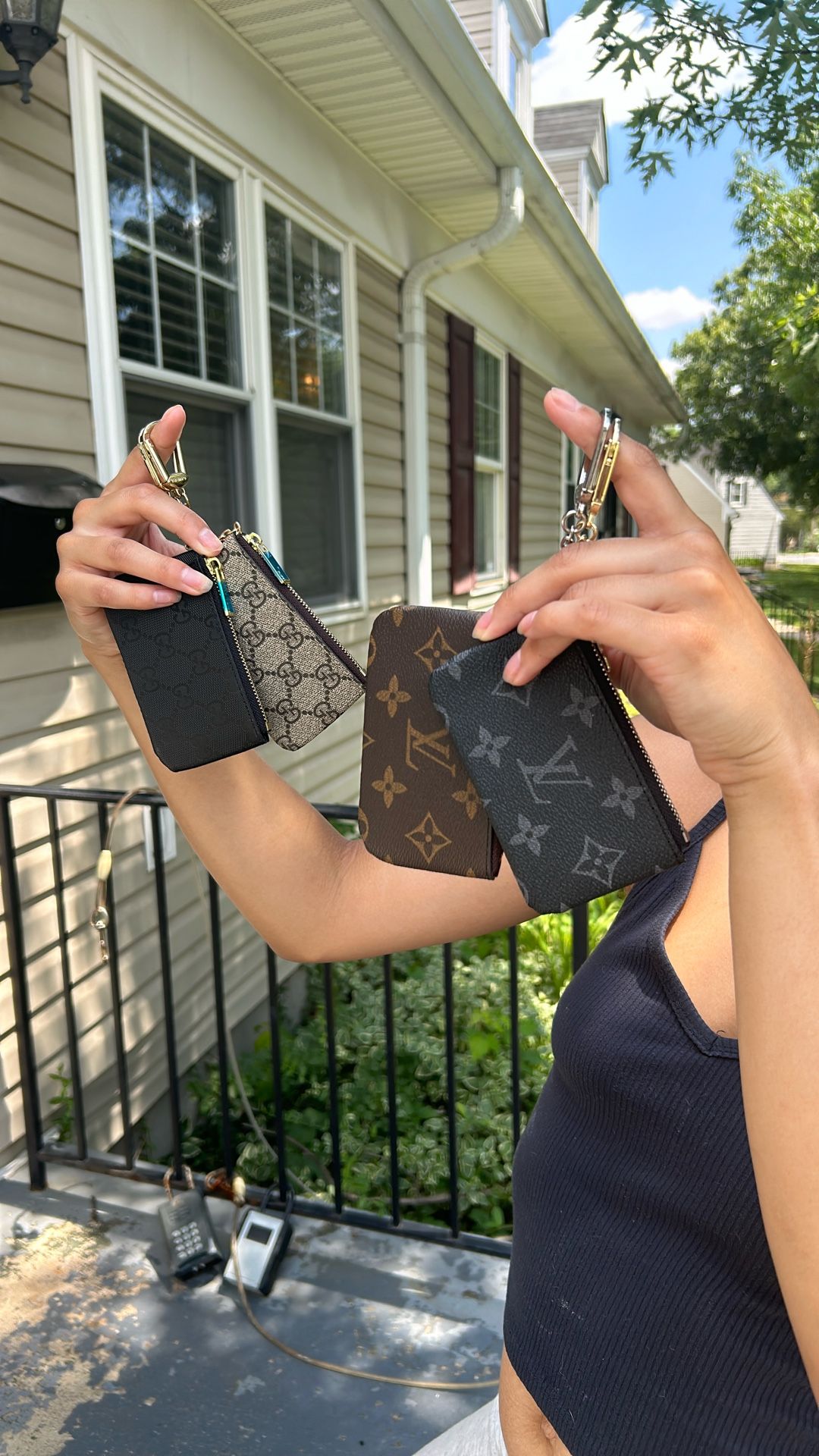 Louis Vuitton And Gucci Key Pouch $100 Each