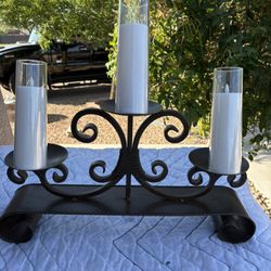 Iron Candle Holder