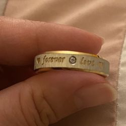 Forever Love ❤️ Promise Wedding Band Size 10
