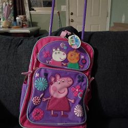 peppa pig roller backpack 