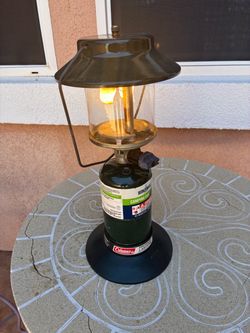 Coleman propane lantern works perfect