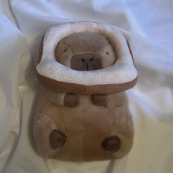Capybara Detachable Toast Bread Cute Plush Stuffed Animal
