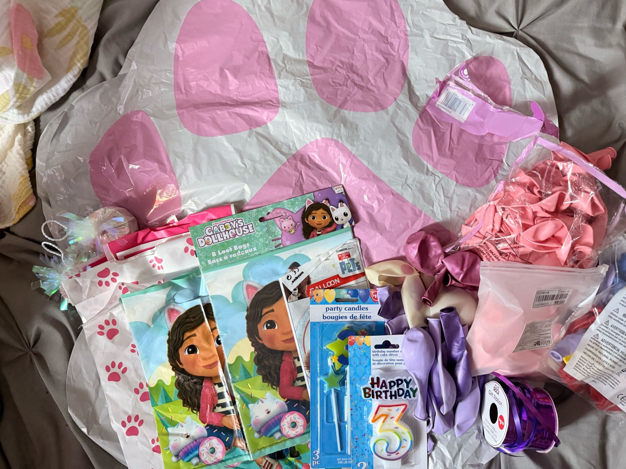 Party Supplies For Girl, Gabby’s Doll House, Secret Life Of Pets