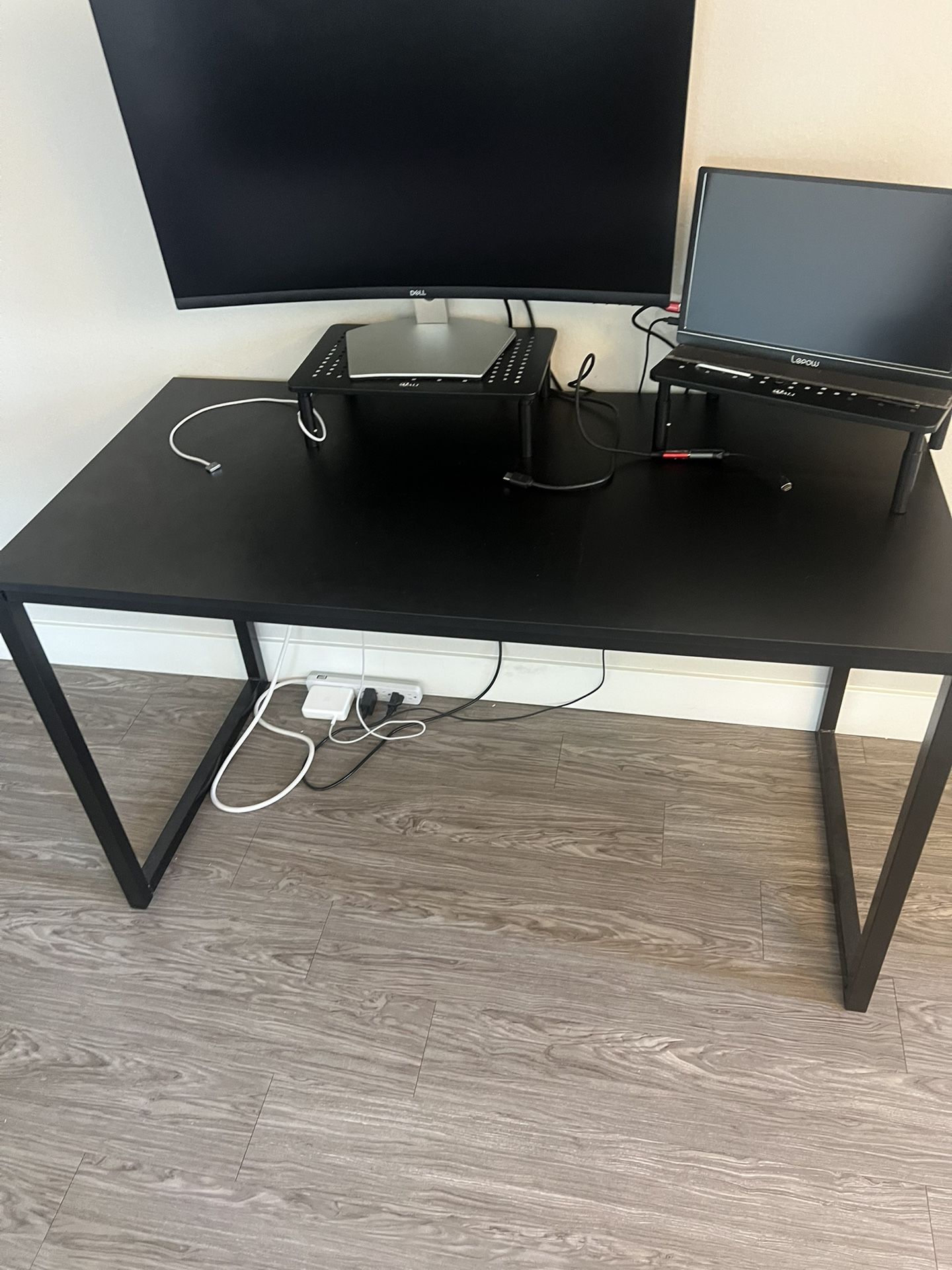 Computer Desk. 48 inch, Black
