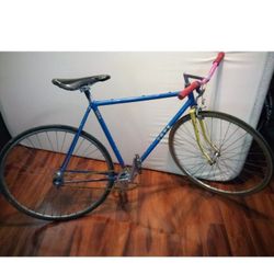Vintage Trek USA 400 Series Road Bike 61cm "Fixie" Campagnolo Groupset Blue 80's