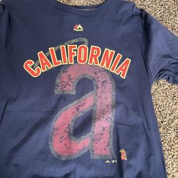 California Angels Vintage Style Baseball Shirt