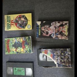 Ninja Turtle VHS Tapes
