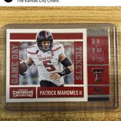 Patrick Mahomes Rookie Card