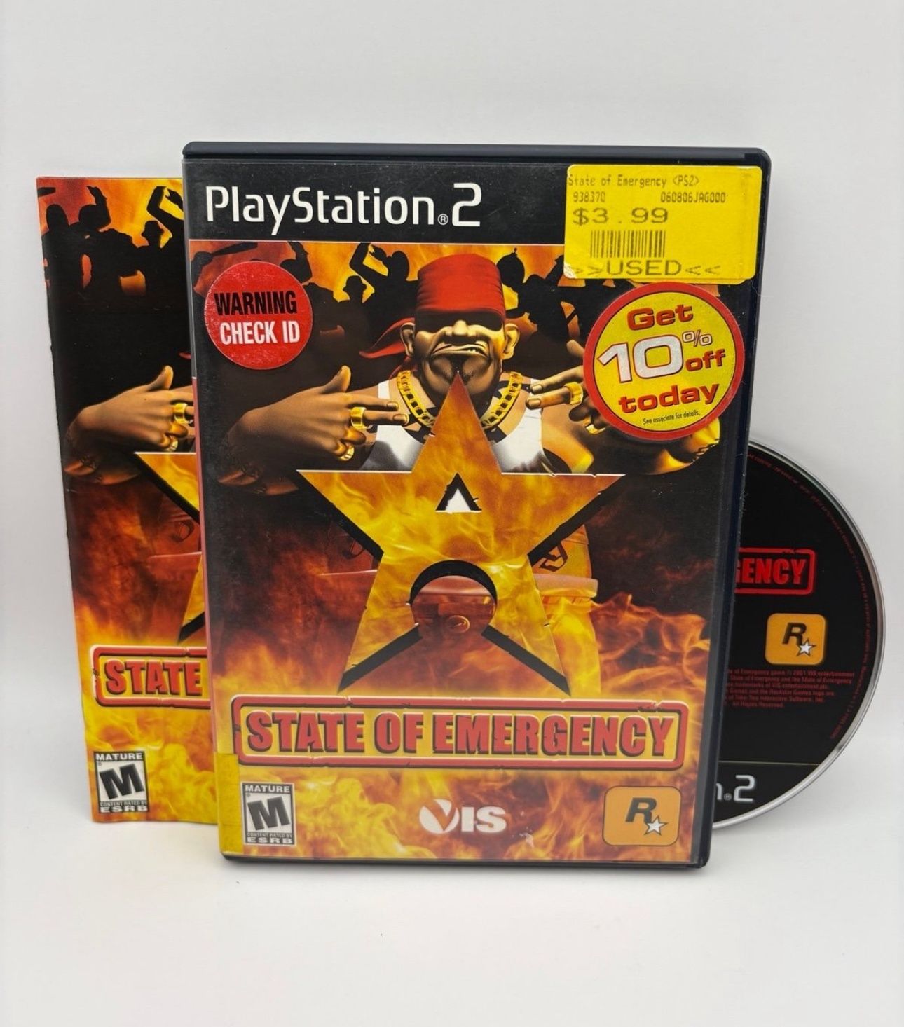 State Of Emergency PlayStation 2 CIB TESTED ROCKSTAR GAMES