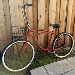 Beach Cruiser, 26” Single Speed