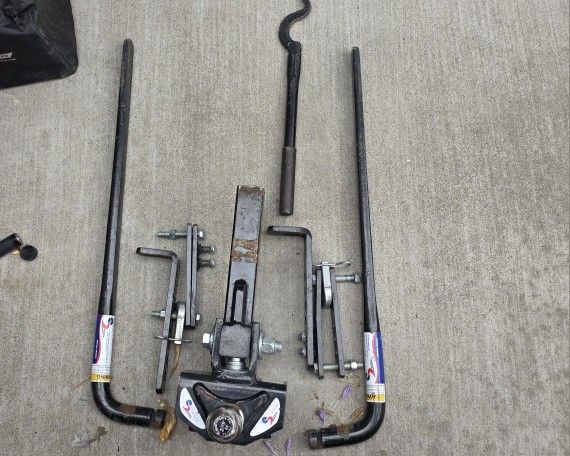 Hightek 12,000 Lb E Z Lift Hitch, Round Bar, No Chains