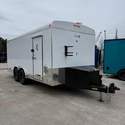 Sun Coast 8 × 18 Enclosed Trailer 12k