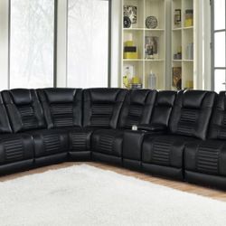 AUTOMATIC RECLINING SECTIONAL SOFA 