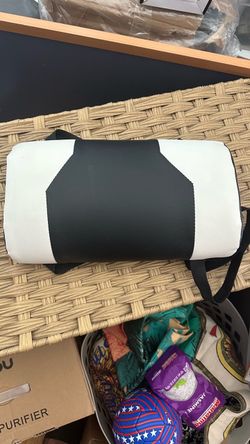 Lumbar Support Cushion Black and White