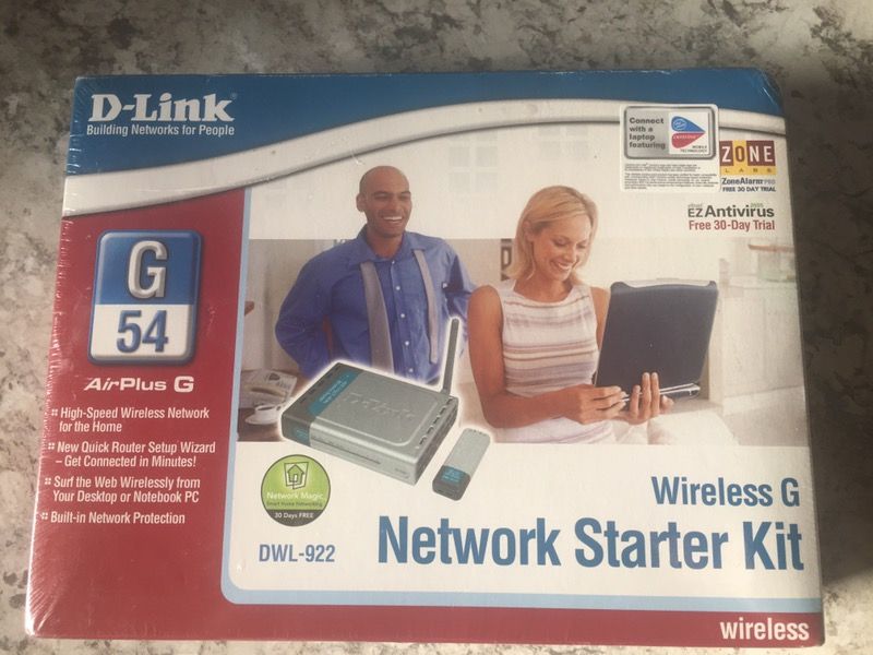 D - link Wireless G starter kit .