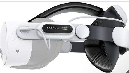BOBOVR E3 Pro Battery Strap Accessories for Meta Quest3/3S,10000mah Hot Swappable Fast Charging Battery and 3.5mm Audio Expansion