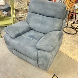 Like New Microfiber Rocker Recliner 