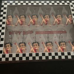 Betty Boop Shower Curtain Hook Set