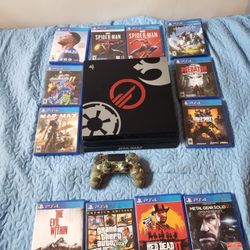2020 PS4 Pro Playstation 4 Pro 1,000GB 0 Games & 1 Control $200! $15! Per Game X 12 is $180! So $350! All combo Or buy it separately all work 100%