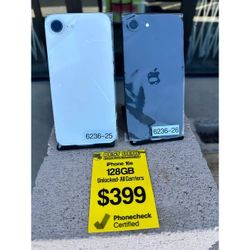 HUGE APPLE SALE!! Apple iPhone 16e Unlocked 128GB (Various Colors)