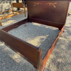 Handmade Wood King Soze Bed Frame