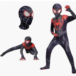 Spiderman Superhero Kids Bodysuit Costumes Spandex Jumpsuit Halloween Cosplay Costumes