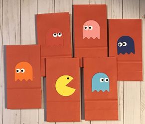 PAC-Man themed party bags