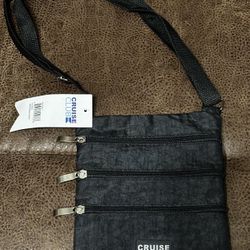 Black Cruise Club Crossbody Purse / Bag - Brand New  