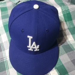 LOS ANGELES DODGERS NEW ERA AUTHENTIC COLLECTION  MLB BASEBALL HAT  M3NS SIZE  7- 1/8