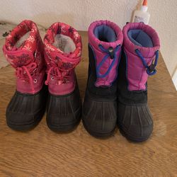 Girls Snow Boots Size 11 and 12