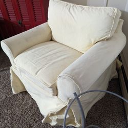 Tan Armchair With Ottoman Mitchell Gold 