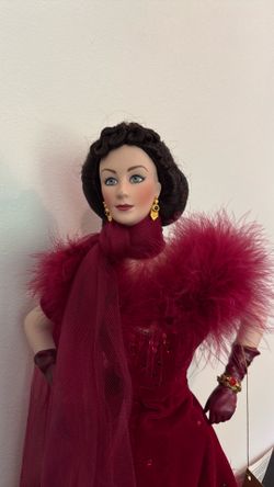 Scarlet from gone with the wind porcelain doll