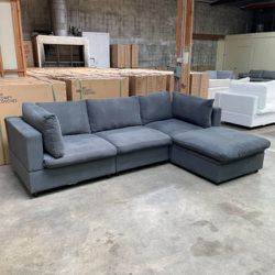 🛋️ BRAND NEW Dark Gray Cloud Couch Sectional - Free Delivery! 🚚 📦