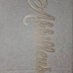 Wooden Sighn AKHILLEUS 