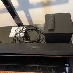 Sound Bar Comes With Sub Woofer And Remote 