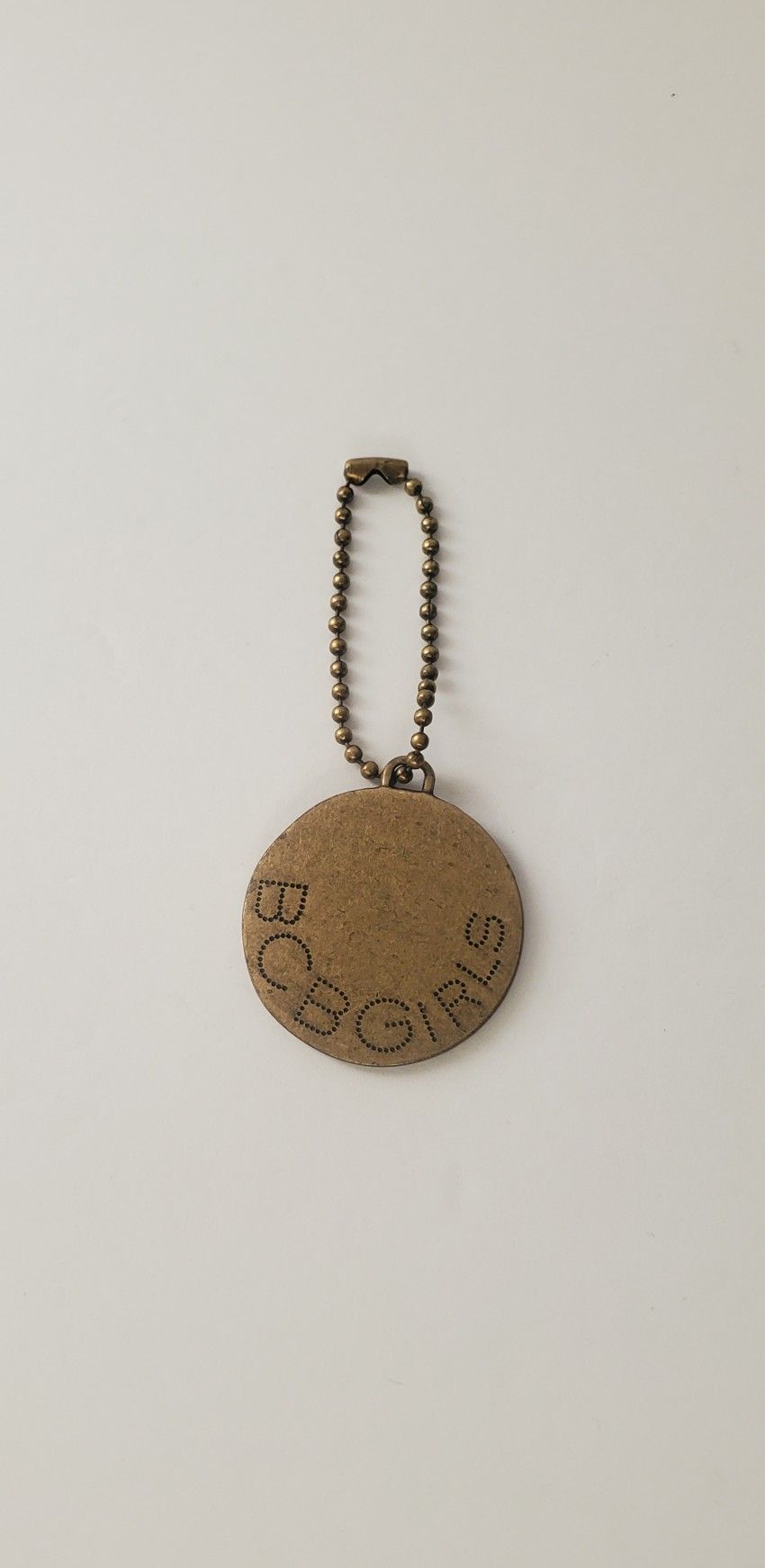 BCBGirls bag charm hang tag BCBG