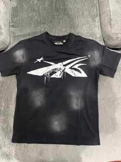 Large Hellstar black graphic tee