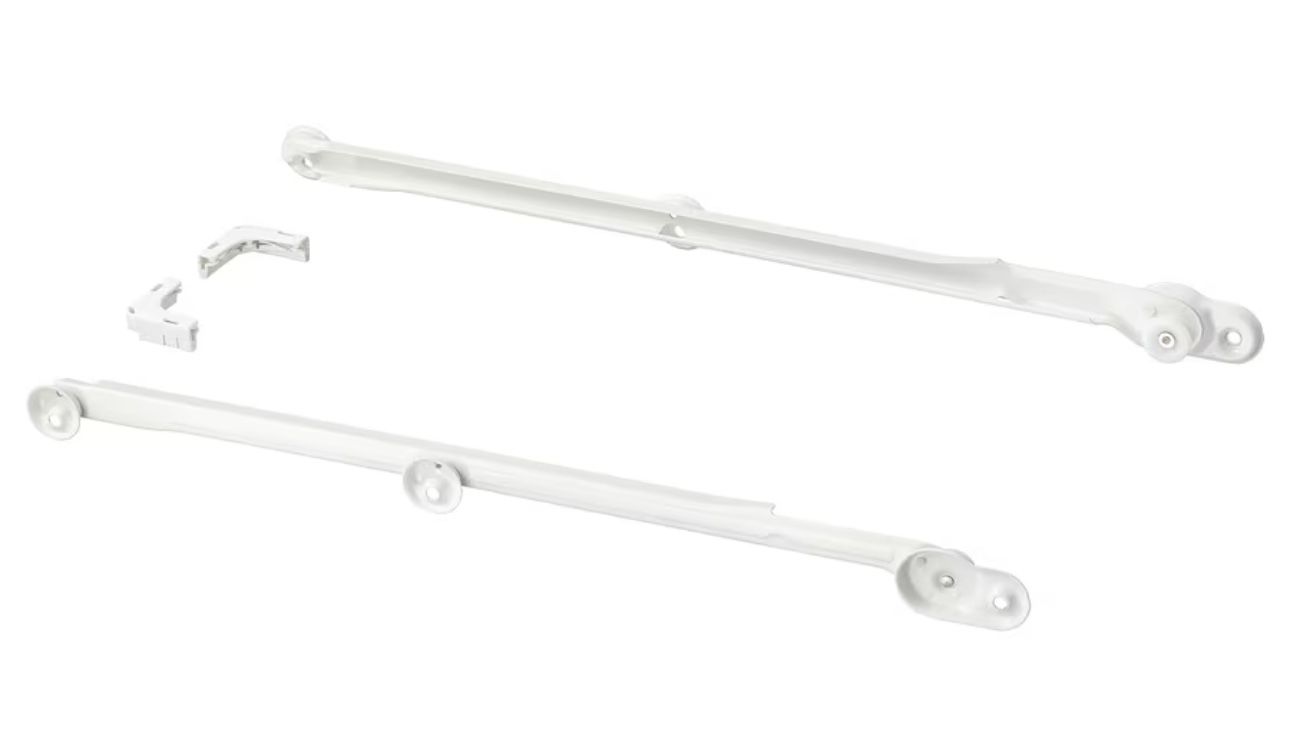 IKEA Komplement Pull Out Rail For Baskets, white, 22 7/8”