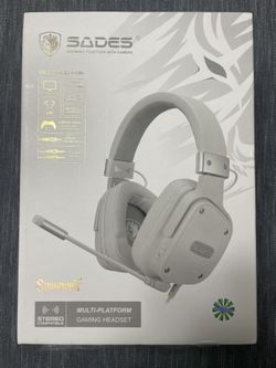 Sades Snowwolf Gaming Headphones
