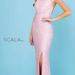 Pink Prom Dress SCALA 60100