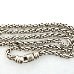 David Yurman Chain Necklace 17.5" Silver 925 DY Fine Jewelry 