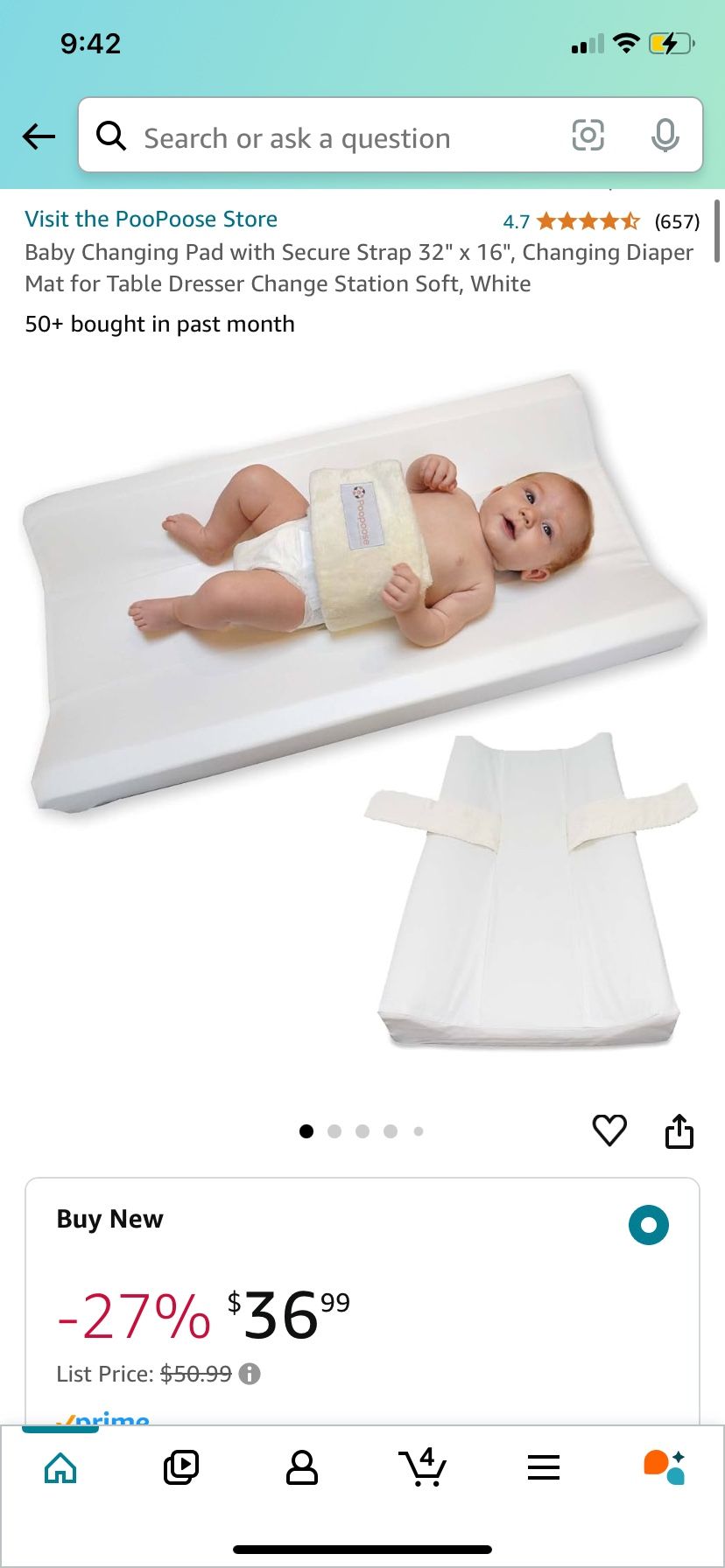 New Baby Changing Pad