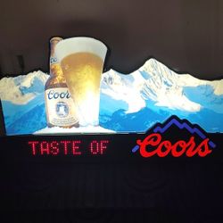 Vintage Coors Beer Sign