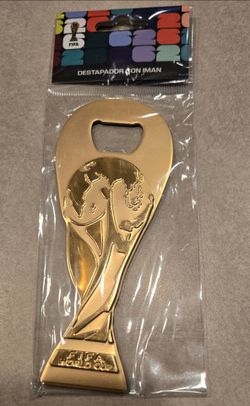 FIFA World Cup 2026 Soccer Trophy Bottle Opener Magnet