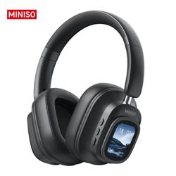 MINISO Earbuds G90, Wireless Headphones, Rechargeable Noise Cancelling Headphone, HiFi Stereo Full-color Display Multifunctional Earphone, Foldable Ga