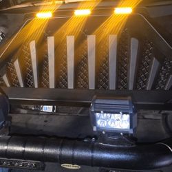 2018
-2025-jlu Jeep front grill, (MEAN Face..)