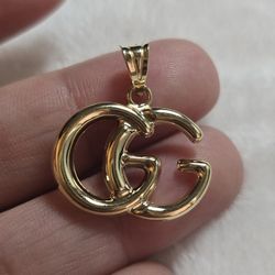 18k Gold Pendant 💯 % Real Gold 23mm