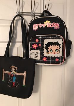 Betty boop purse and back pack