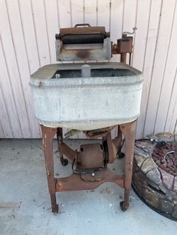 Antique washing machine